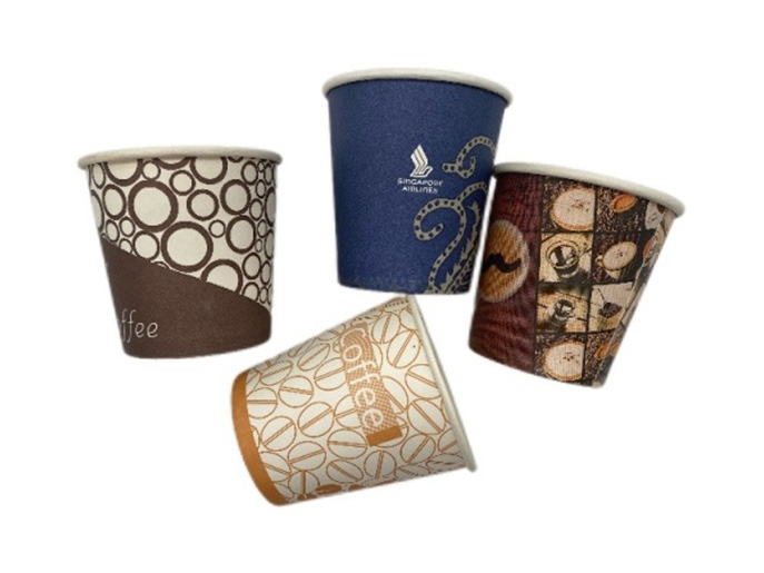 Virgin Wooden Paddle Paper Cup Customce