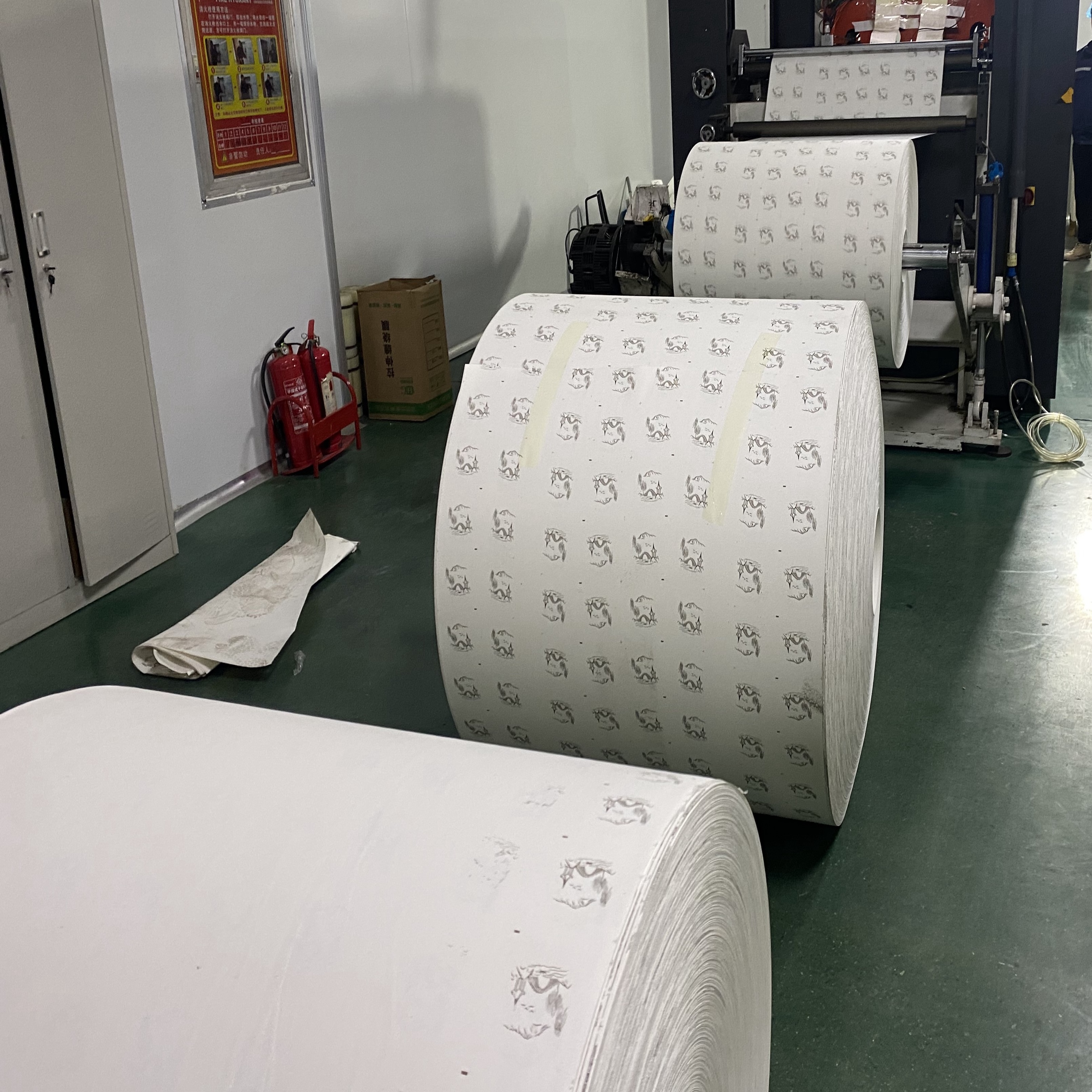 Cup coated paper roll