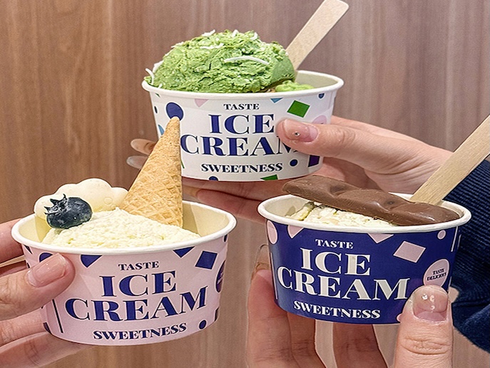 Custom Ice Cream Cup