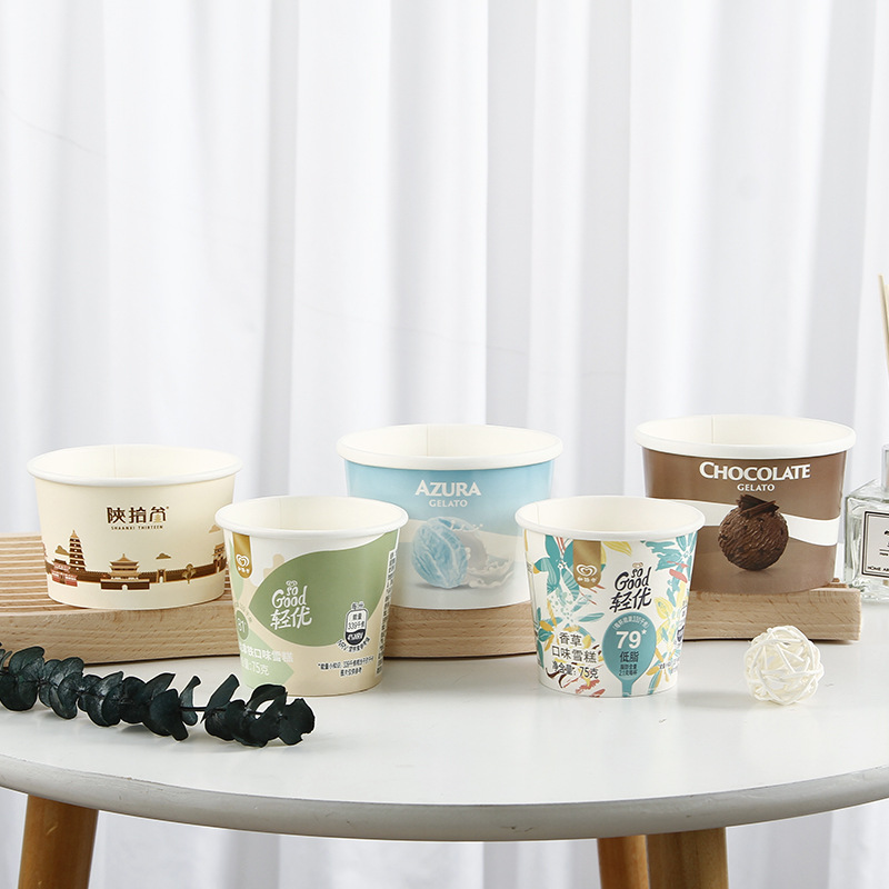 High-end Ice Cream Paper Cups