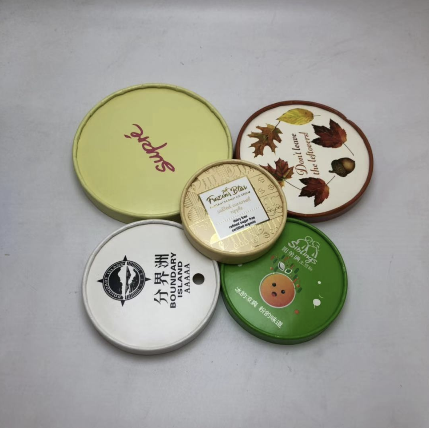 Environmentally friendly biodegradable paper cover