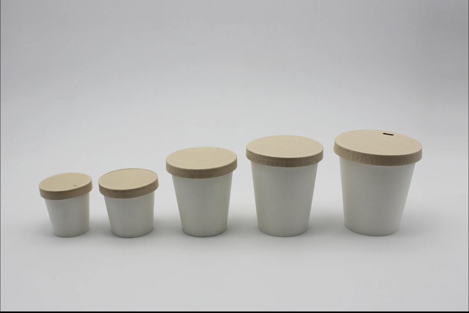 Disposable coffee cup paper lid