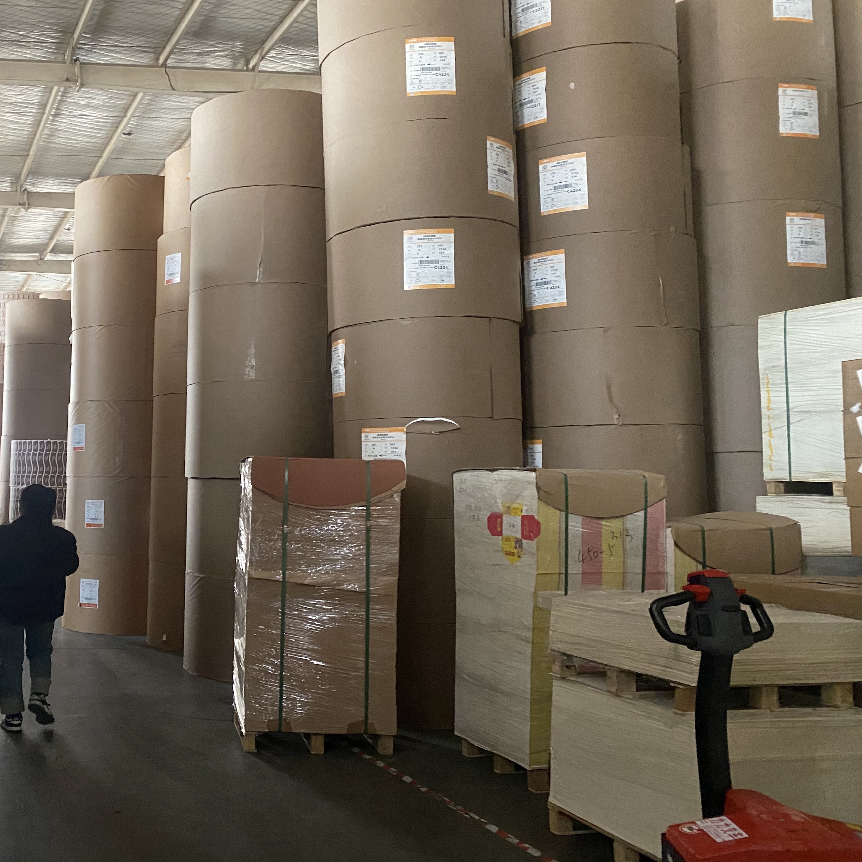 Custom Printed Eco-Friendly Kraft Paper Cup Roll PE Coated for Making Paper Cups