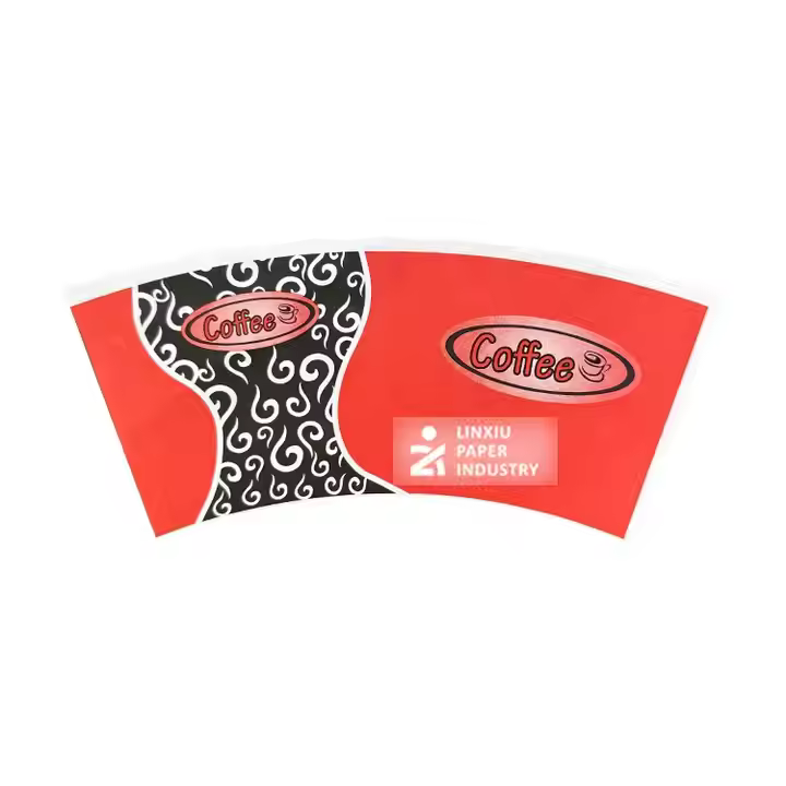 Antibacterial Coated Food Grade Paper Cup Fan