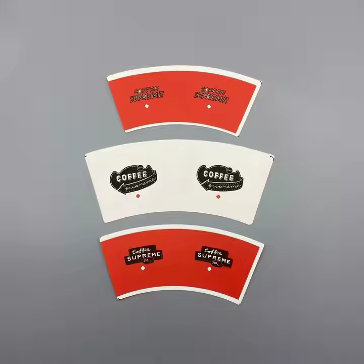 Antibacterial Coated Food Grade Paper Cup Fan