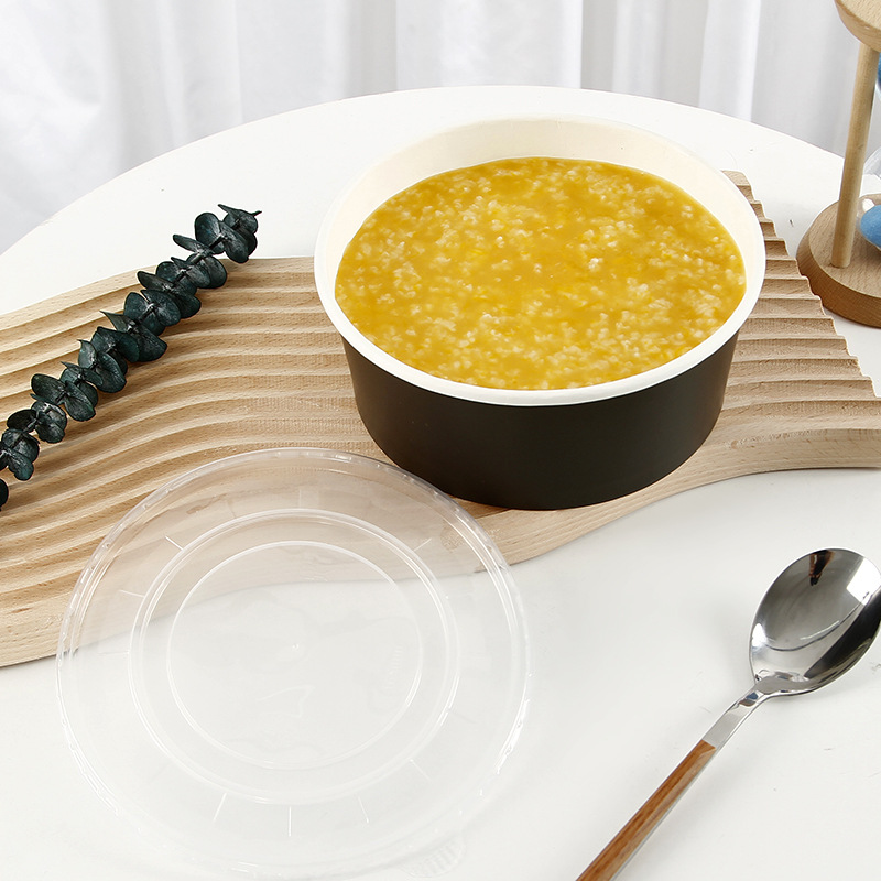 Environmentally friendly biodegradable paper bowl