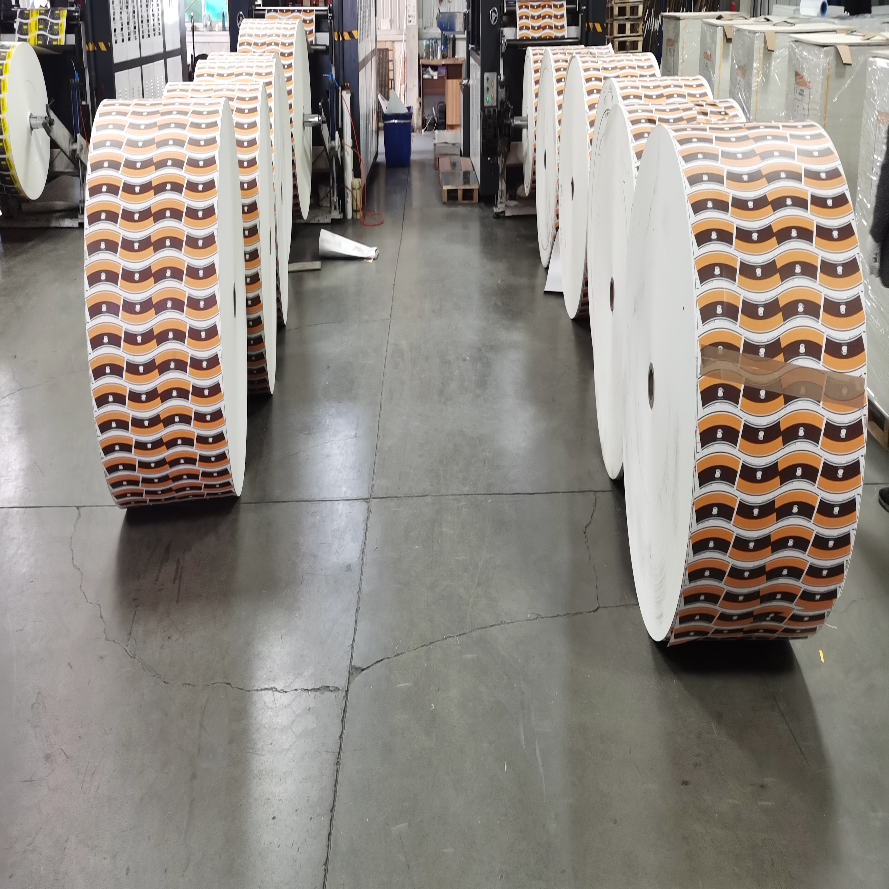 Custom Printed Eco-Friendly Kraft Paper Cup Roll PE Coated for Making Paper Cups