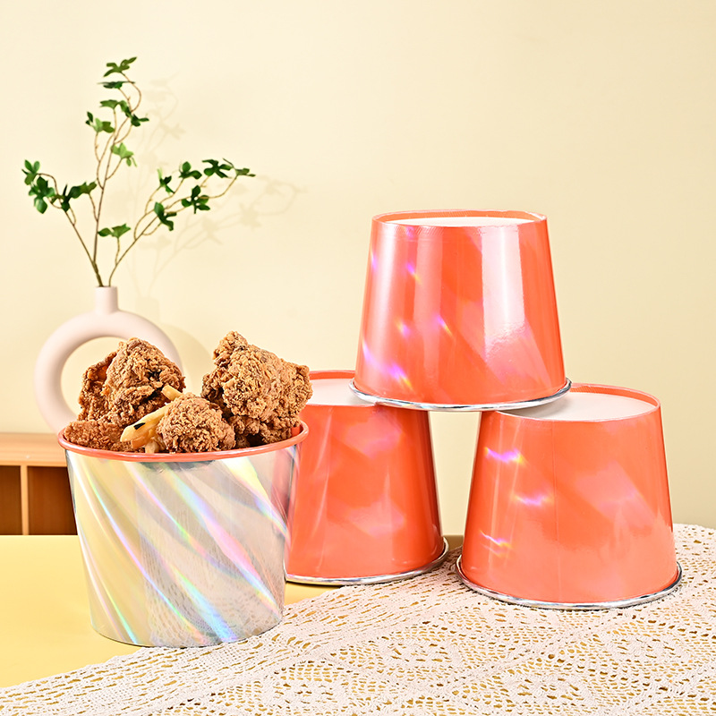 Antibacterial Coated Paper Cup Soup Bucket