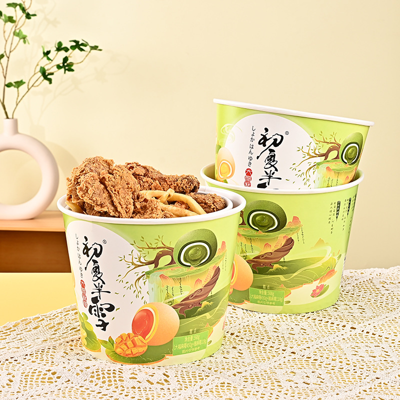 Antibacterial Coated Paper Cup Soup Bucket